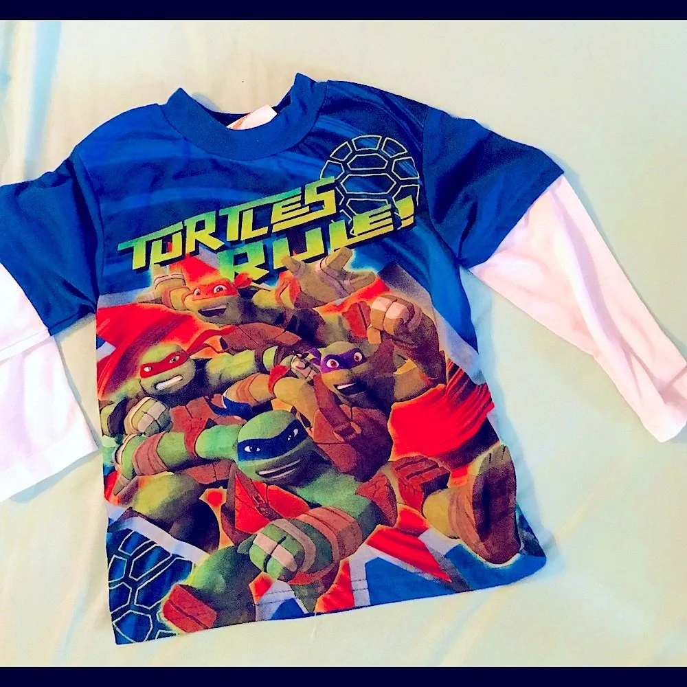 TMNT Retro Nickelodeon Pajama Top 2015 Retro Unique Teenage Mutant Ninja Turtles